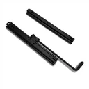 Guida di scorrimento del sedile con serratura singola